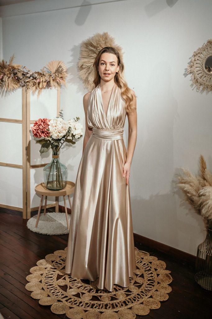 Robe De Cocktail Rinascimento En Crêpe - Taille S - Bleu Marine Et Blanc - Neuf Sans étiquettes